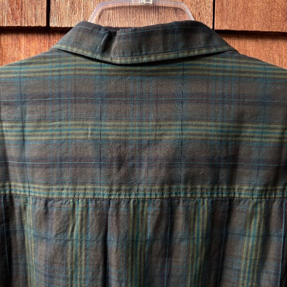 NWT Prana Vintage Striped Cotton Button Front Long Sleeve Shirt in Men's X-Large - Picture 8 of 10